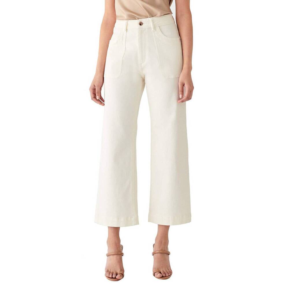 NEW DL1961 - WOMEN'S hepburn high rise wide leg jeans in sutter